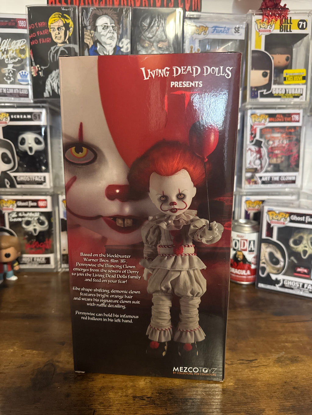Pennywise 2017 Living Dead Dolls Present IT Mezco