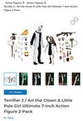 Pre Order Art the Clown and Pale Girl 7” Action Figure Nov 2026