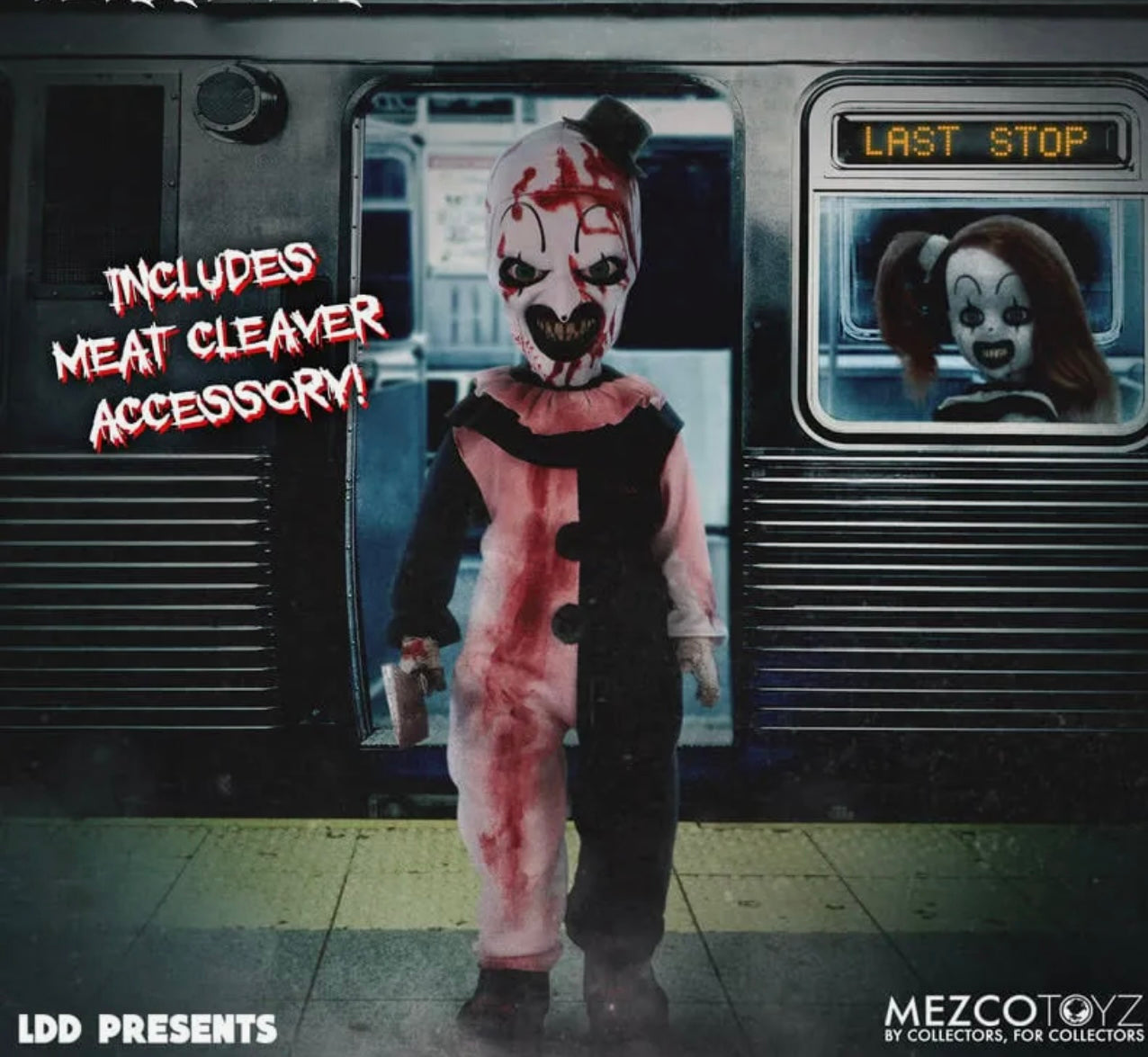 Art The Clown Bloody Living Dead Dolls Presents Mezco