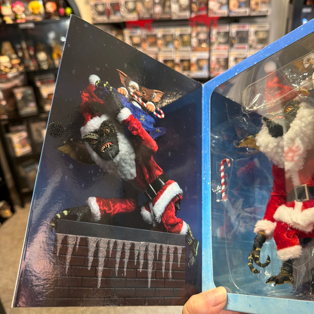Neca Santa Stripe & Gizmo Gremlins
