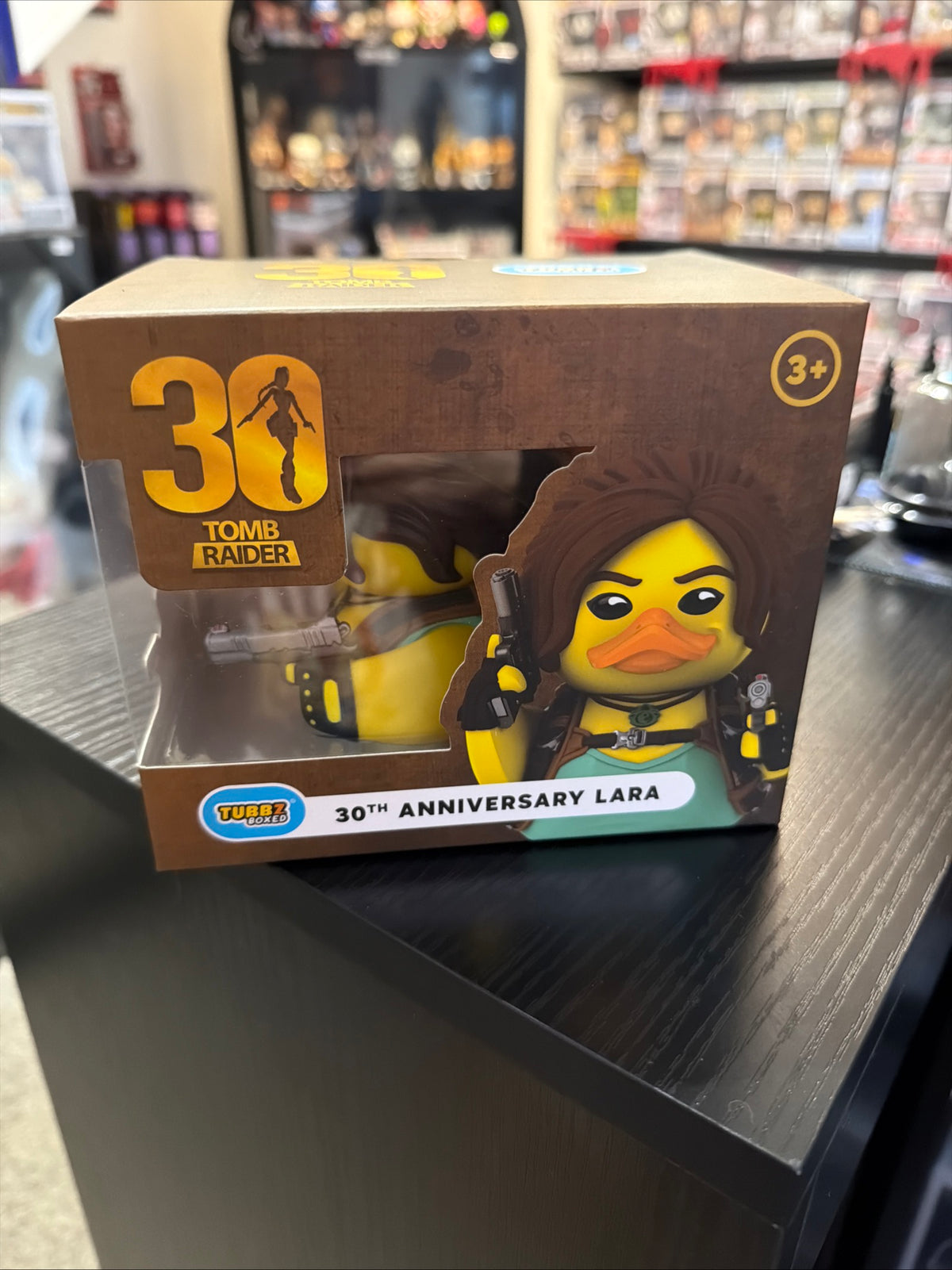 Tubbz Boxed Duck 30th Anniversary Lara Croft Tomb Raider Cosplaying Duck Figure