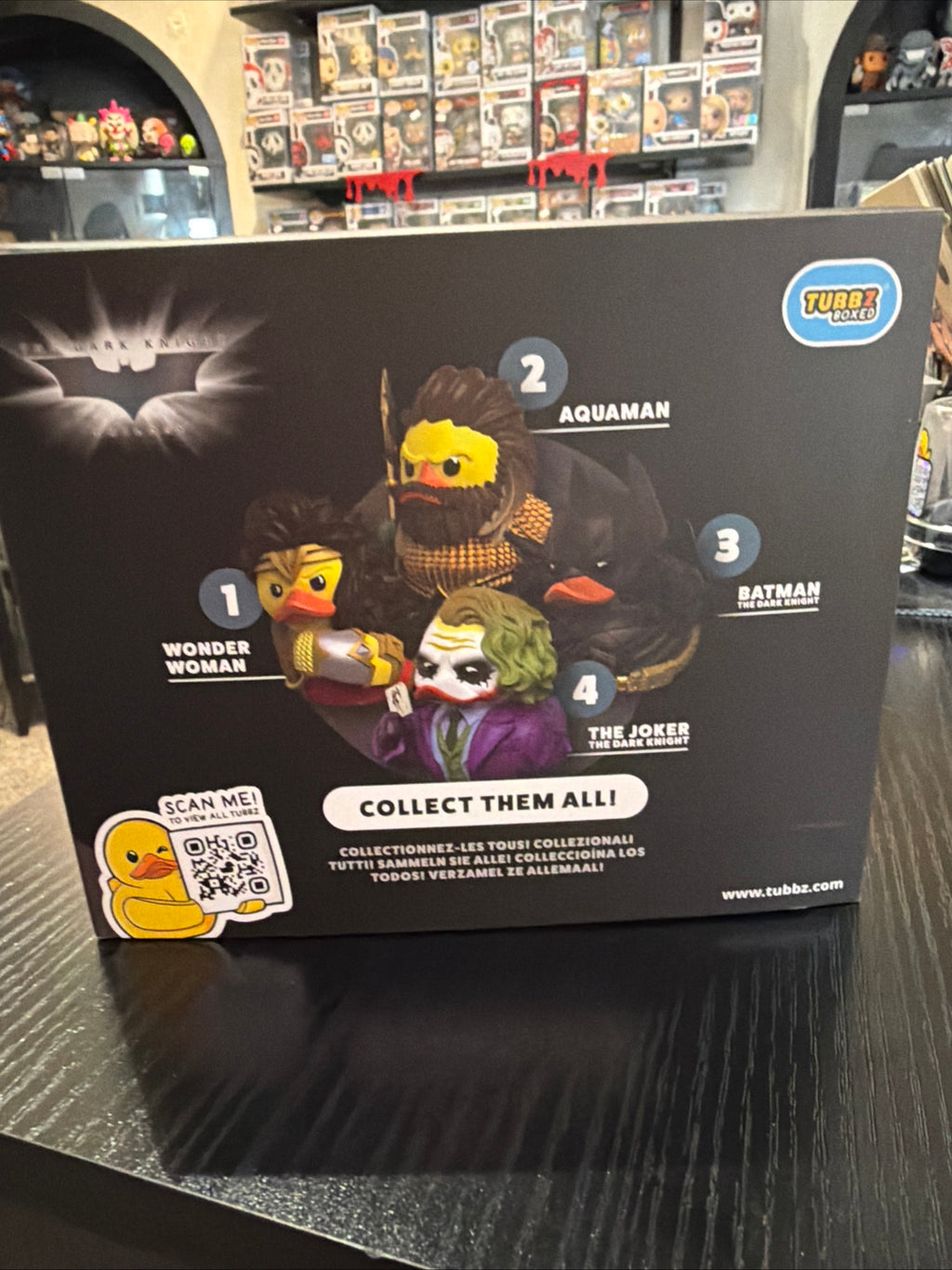 Tubbz Boxed Batman Cosplaying Duck The Dark Knight Figure