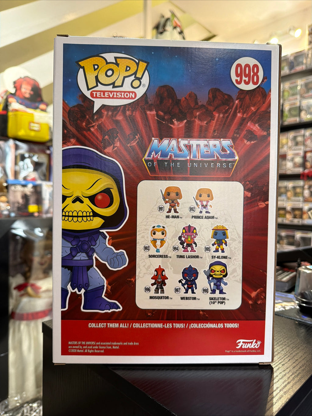 Funko Pop! Television Skeletor #998 Masters Of The Universe Vinyl Figure