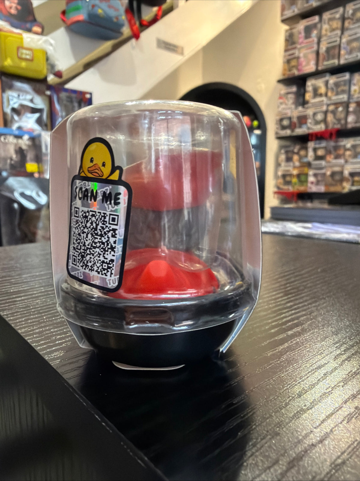 Mini Tubbz Cardinal Copia Ghost Cosplaying Duck Figure