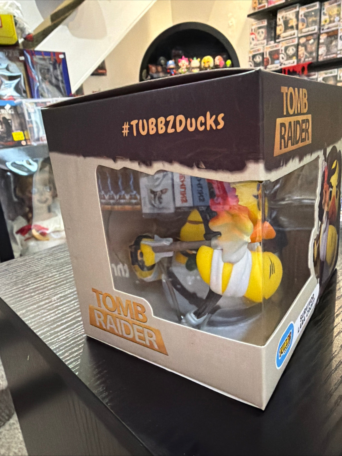 Tubbz Boxed Survivor Lara Croft Tomb Raider Cosplaying Duck Figure