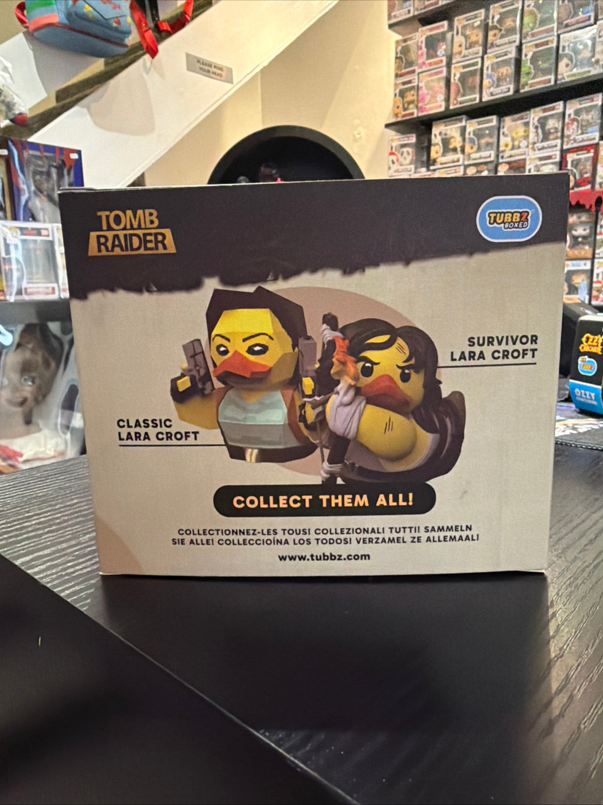 Tubbz Boxed Survivor Lara Croft Tomb Raider Cosplaying Duck Figure