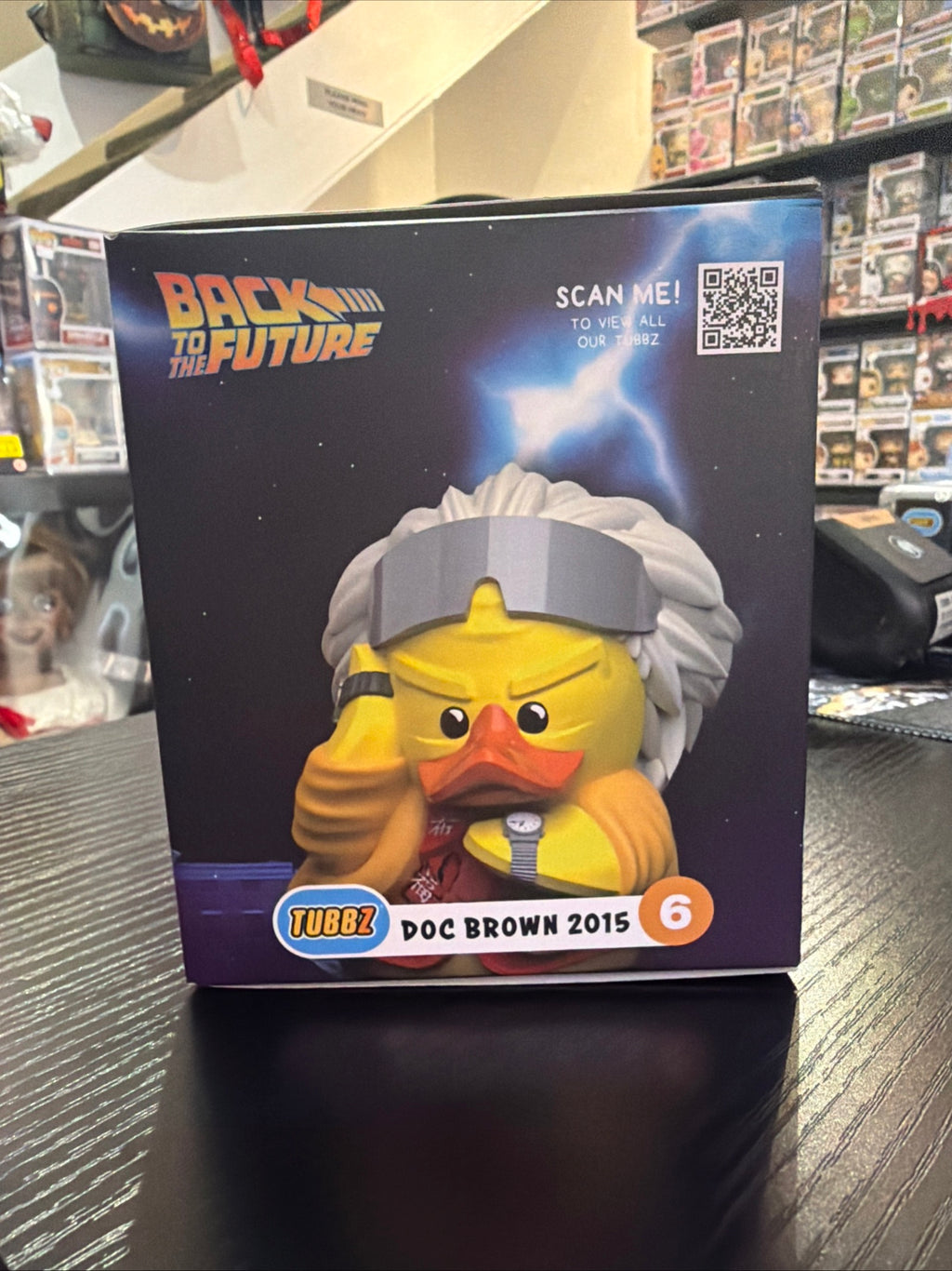 Tubbz Boxed Doc Brown 2015 Cosplaying Duck Back To The Future