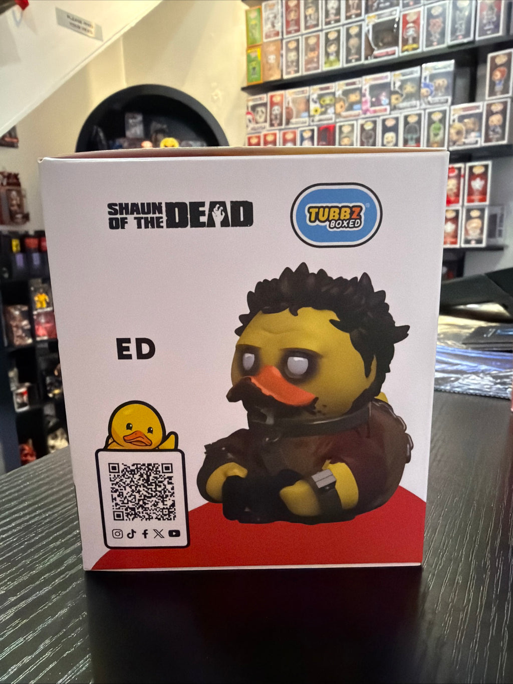 Tubbz Boxed Shaun of The Dead Ed Cosplaying Duck