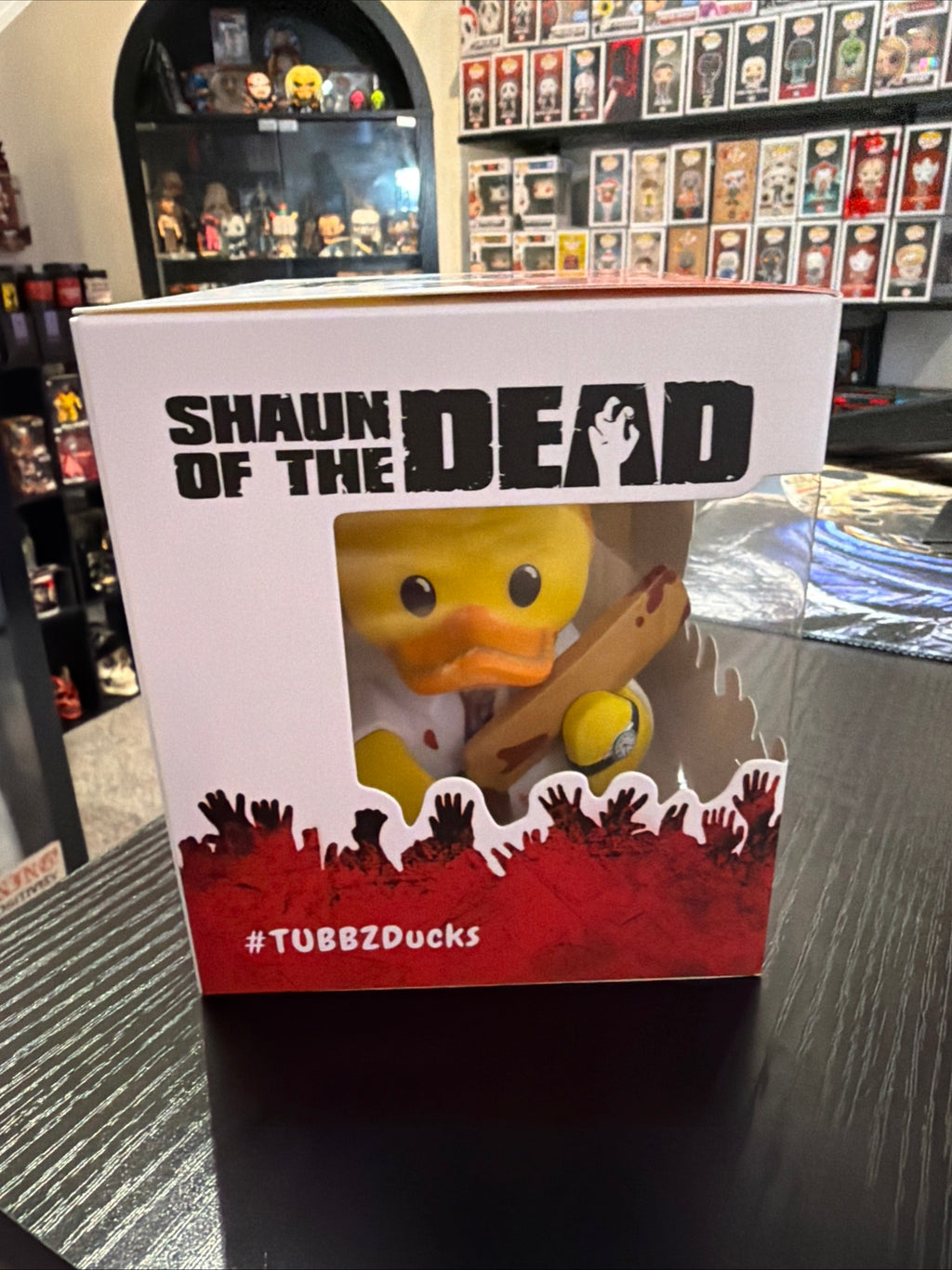 Tubbz Boxed Shaun Of The Dead Shaun Cosplaying Duck Figure