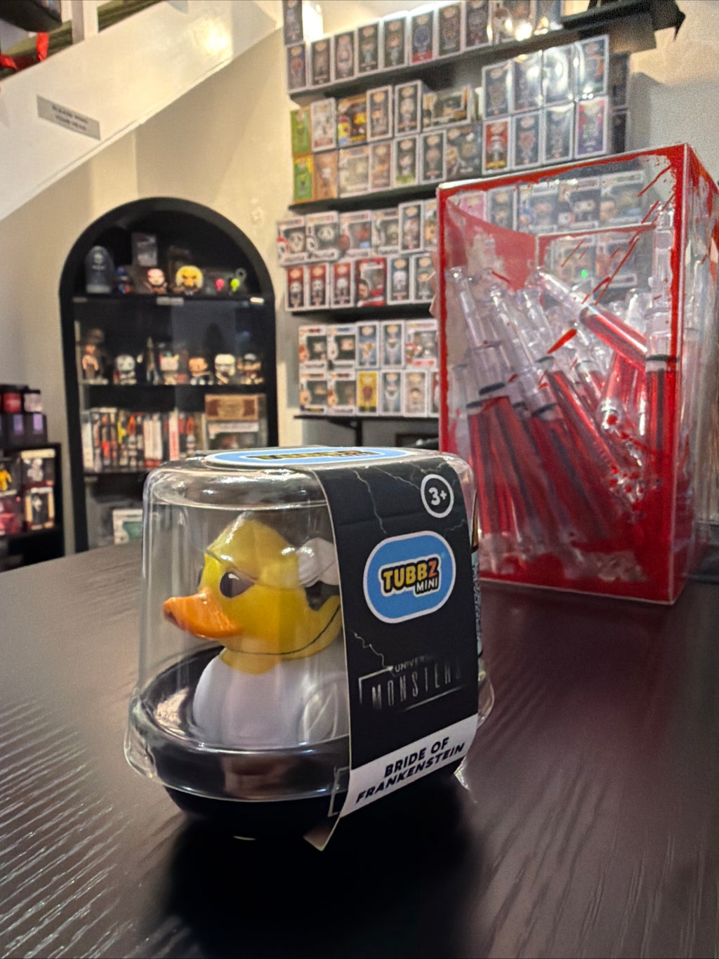 TUBBZ Mini Universal Monsters Bride Of Frankenstein Cosplaying Duck