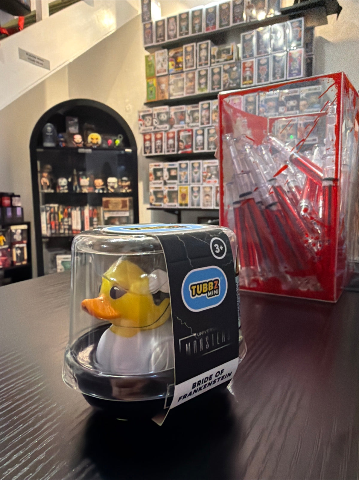 TUBBZ Mini Universal Monsters Bride Of Frankenstein Cosplaying Duck