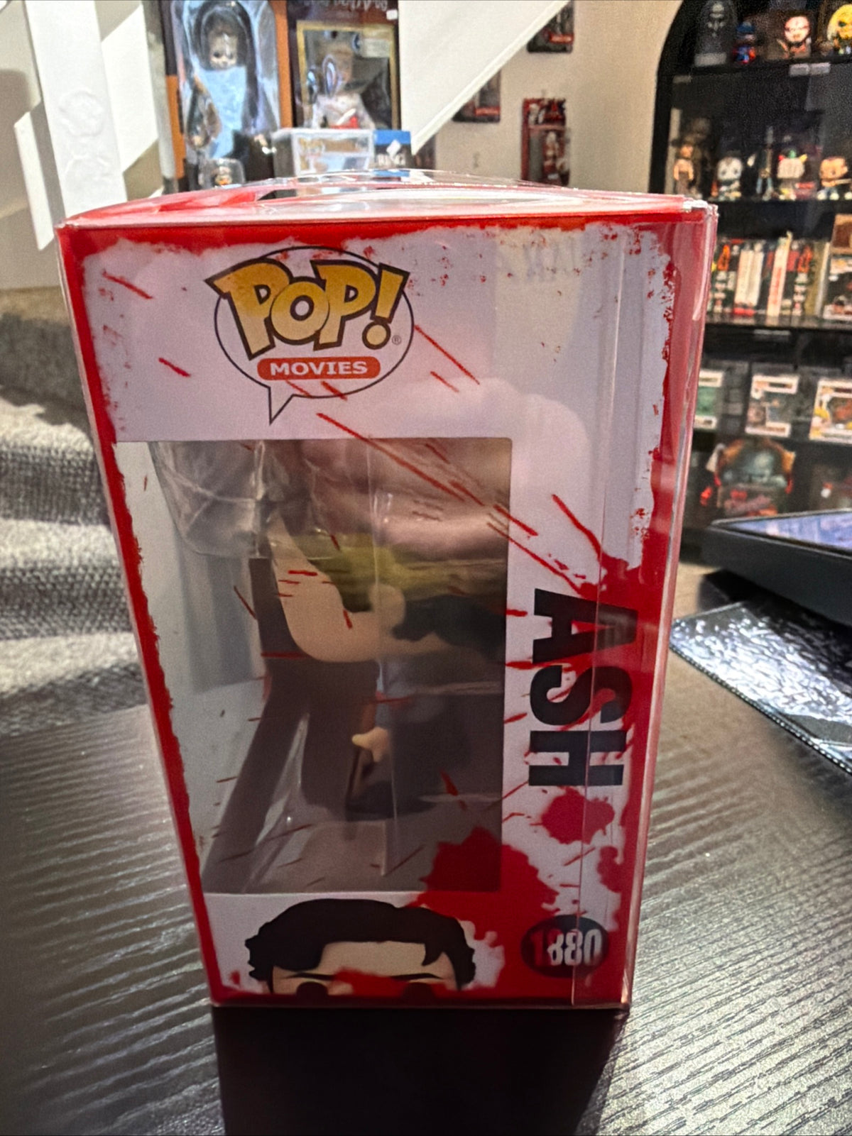 Funko Pop! Army of Darkness Ash Evil Dead with Free Blood Splattered Protector #1880