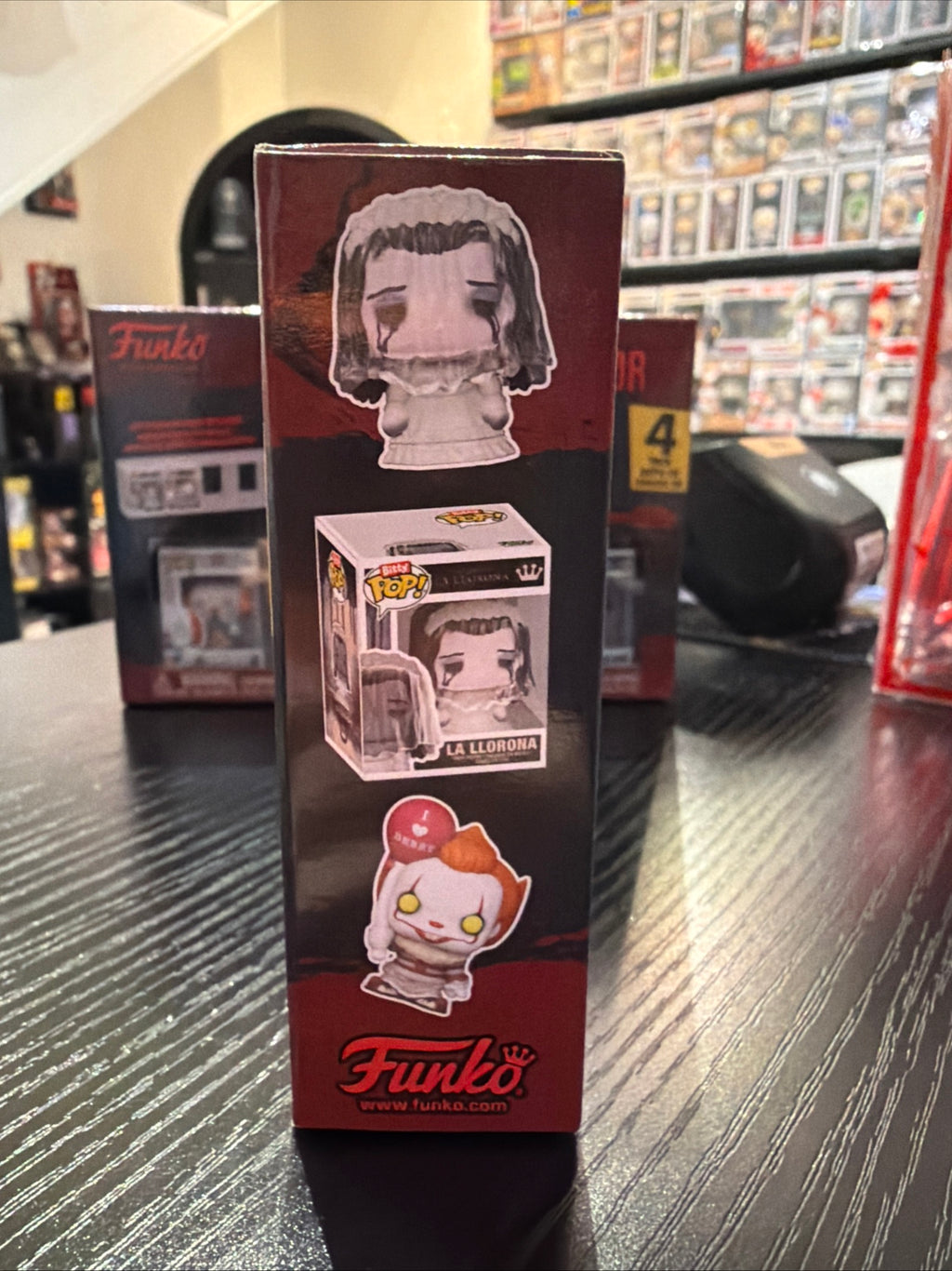 Funko Bitty Pop! Horror Collection Pennywise, The Nun, Annabelle & The Crooked Man