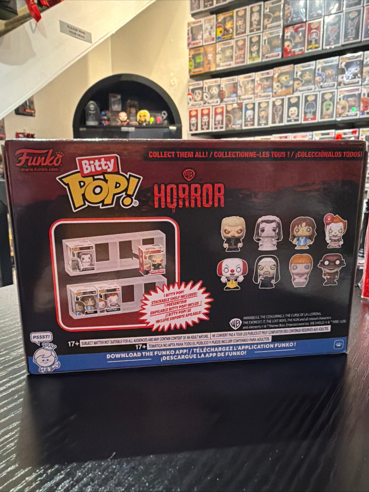 Funko Bitty Pop! Horror Collection Vampire David, La Llorona, Regan & Pennywise