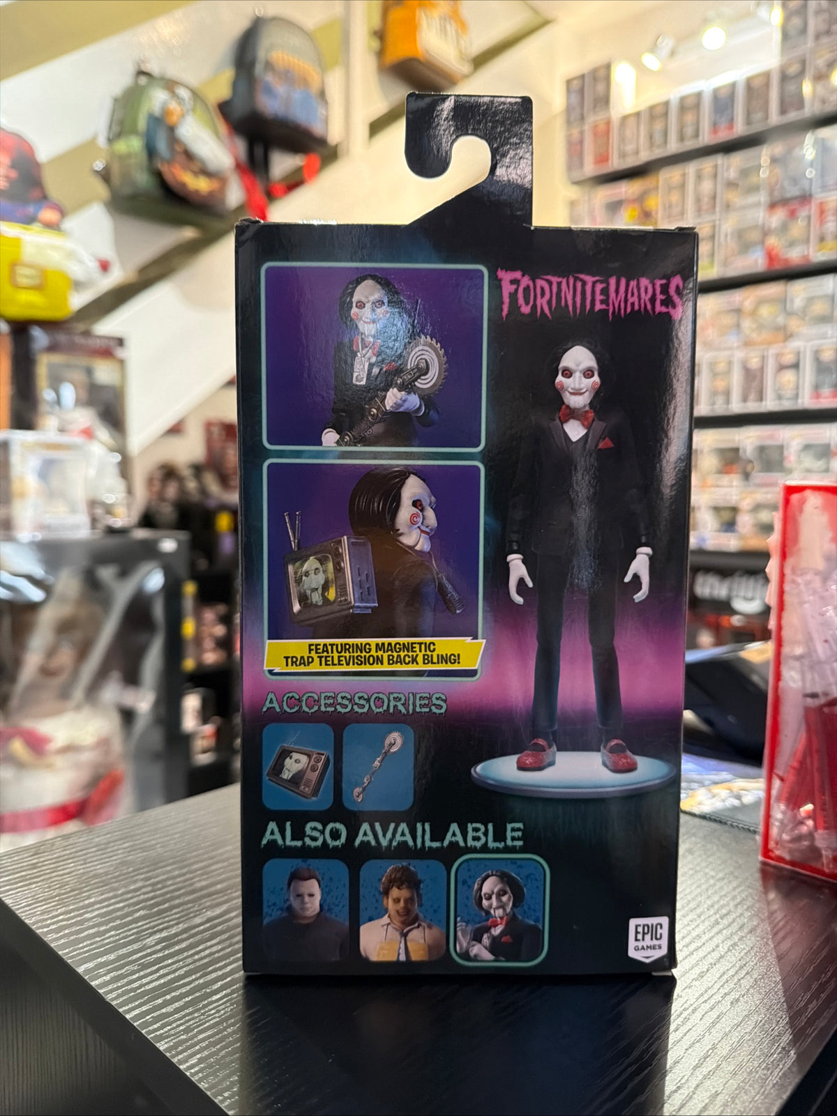 NECA Fortnite X Saw Fornitemares Billy The Puppet 7” Figure