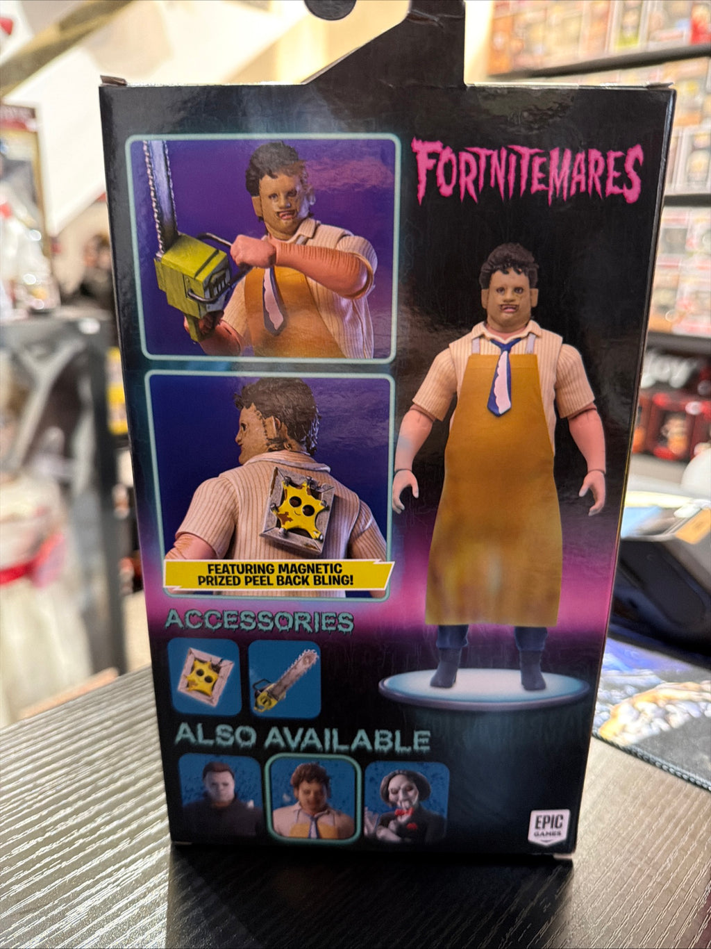NECA Fortnite x Leatherface Fortnitemares 7” Figure