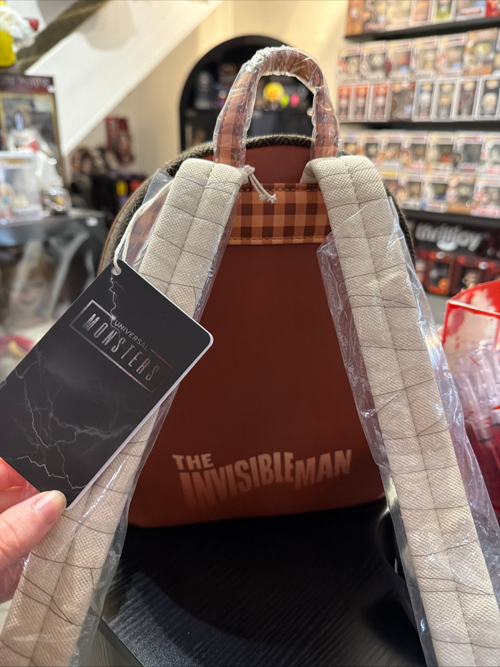 Loungefly Universal Monsters The Invisible Man Mini Backpack