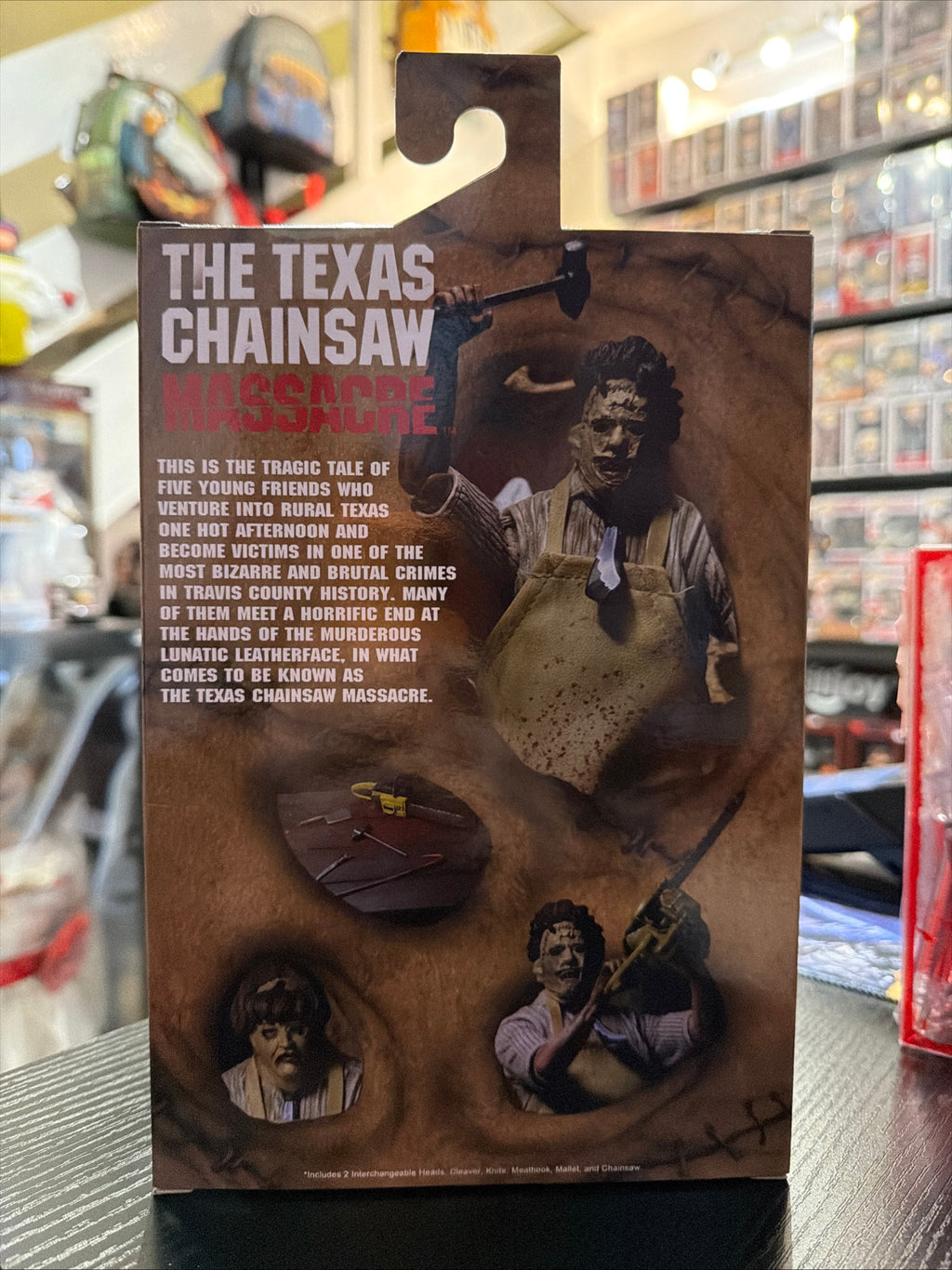 NECA The Texas Chainsaw Massacre Leatherface 7” Figure