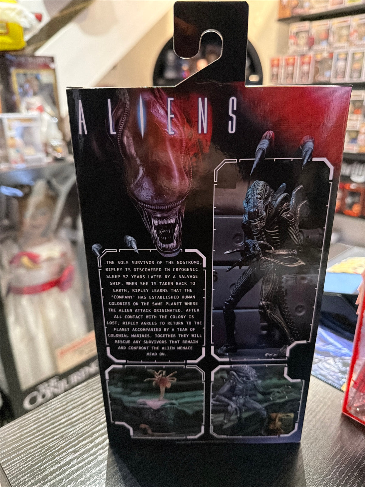 NECA Aliens Ultimate Blue Alien Warrior 7” Action Figure