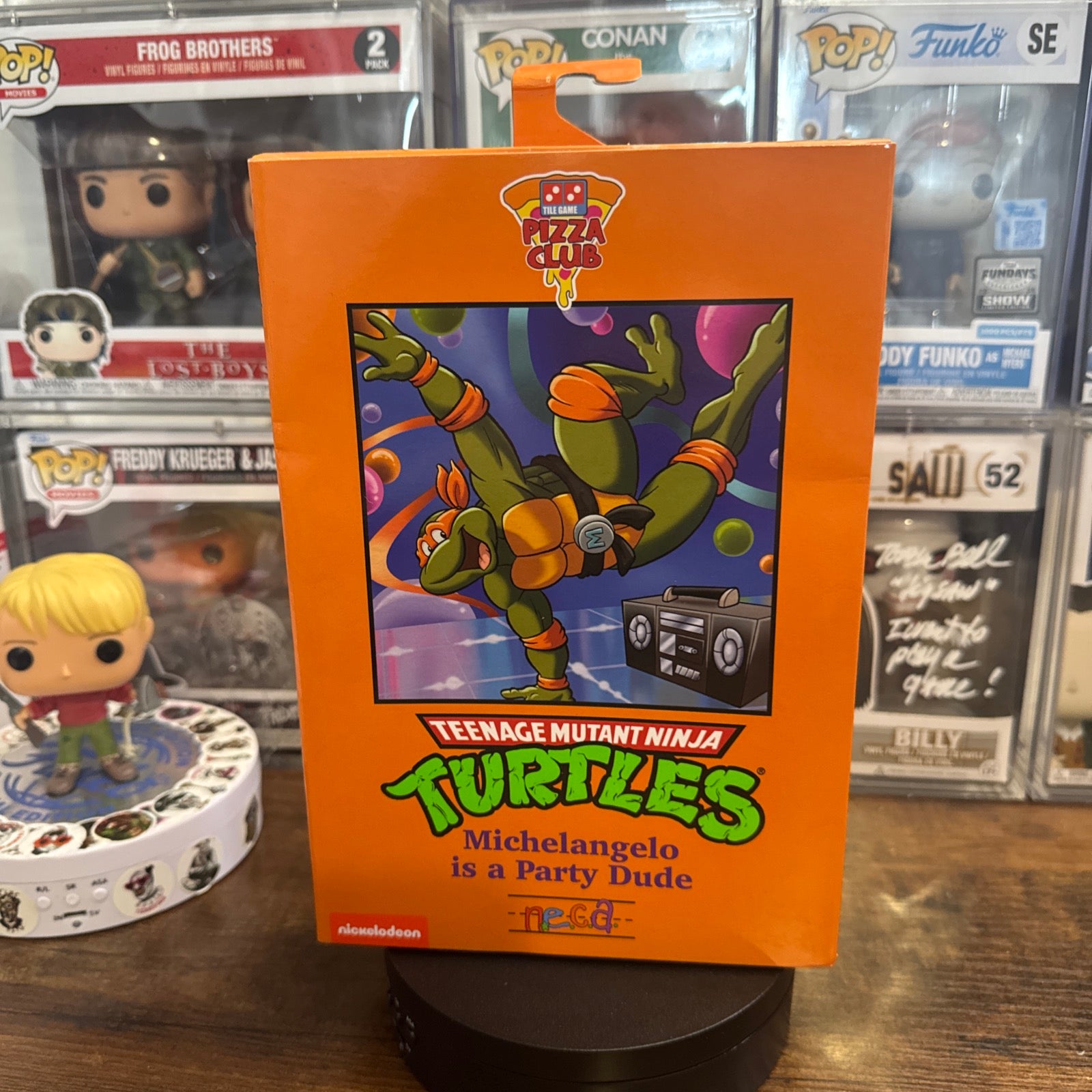Michelangelo 7” Figure Teenage Mutant Ninja Turtles TMNT Pizza Club