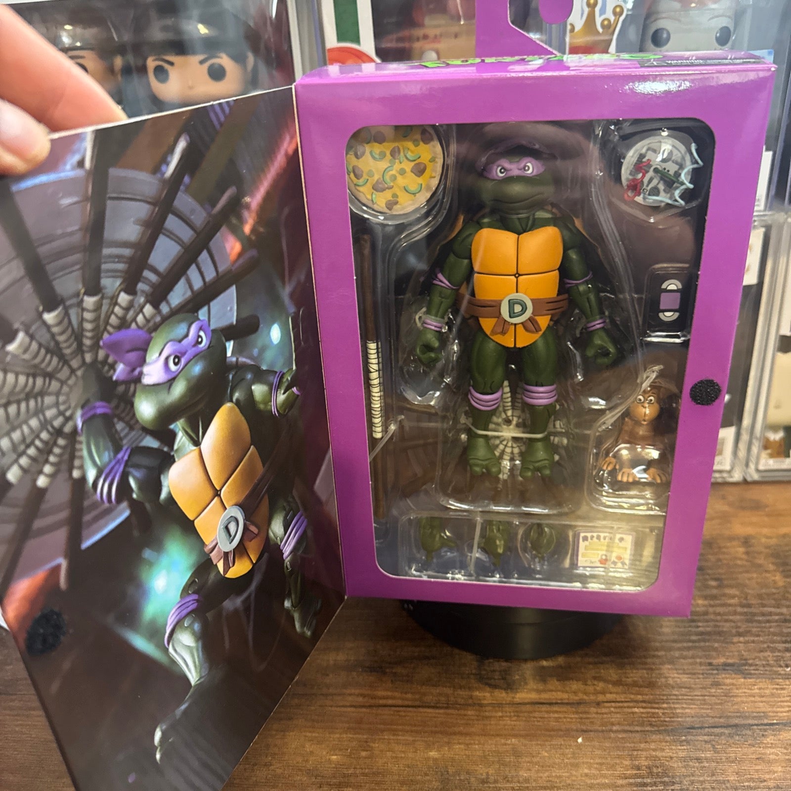 Donatello Does Machines 7” Figure Tennage Mutant Ninja Turtles TMNT Pizza Club