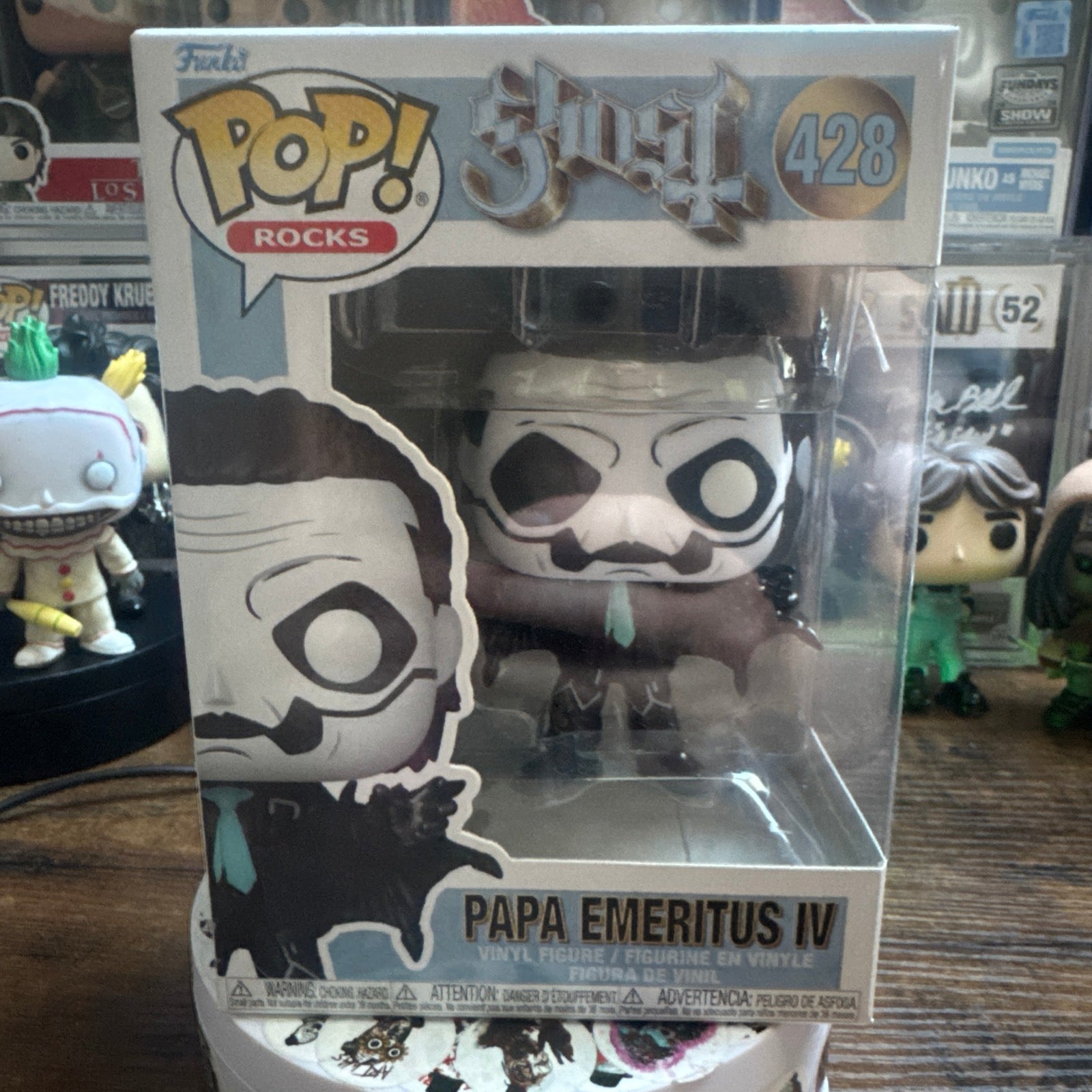 Pop Rocks Papa Emeritus IV Ghost Bat Costume