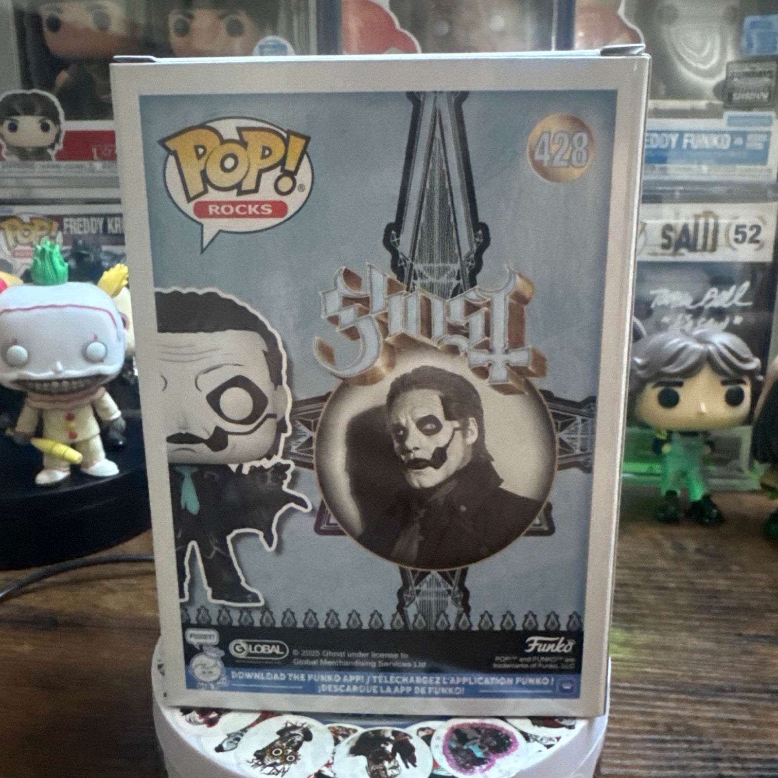 Pop Rocks Papa Emeritus IV Ghost Bat Costume