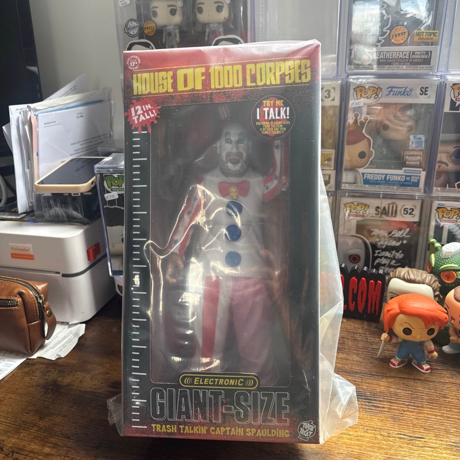 Captain Spaulding Trash Talking 12” Figure House Of 1000 Corpses
