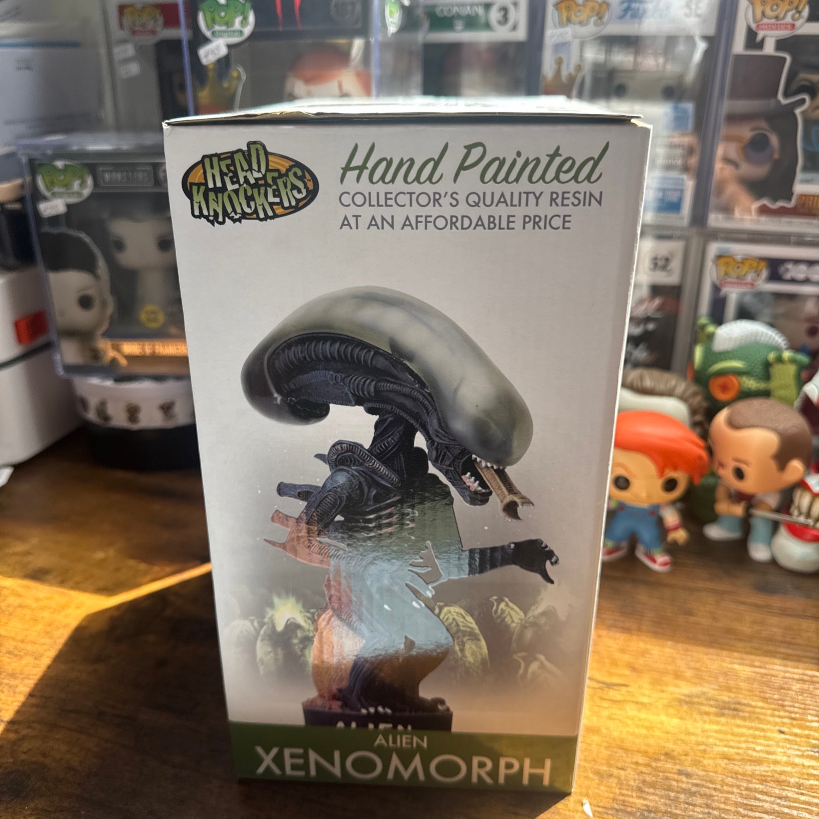 Xenomorph Head Knocker Hand Painted Alien