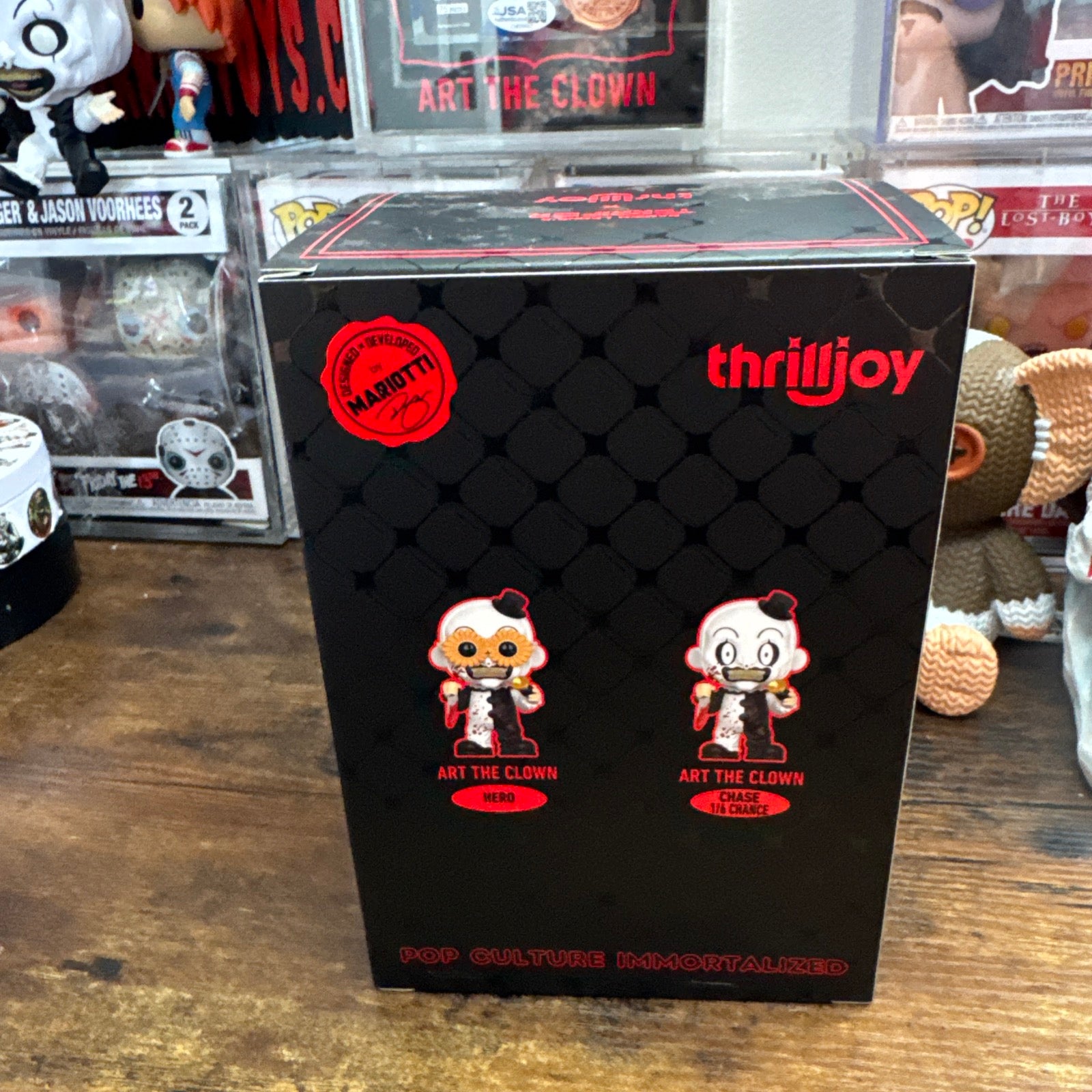 Thrilljoy Pix Art The Clown Chase Terrifier
