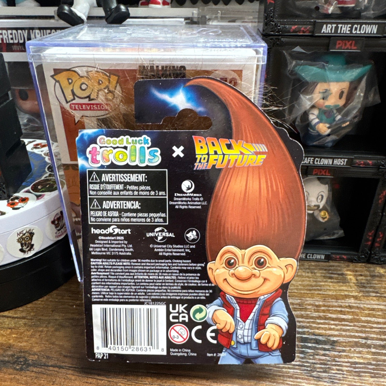 Good Luck Trolls X Back To The Future Marty McFly 2.25” Figure