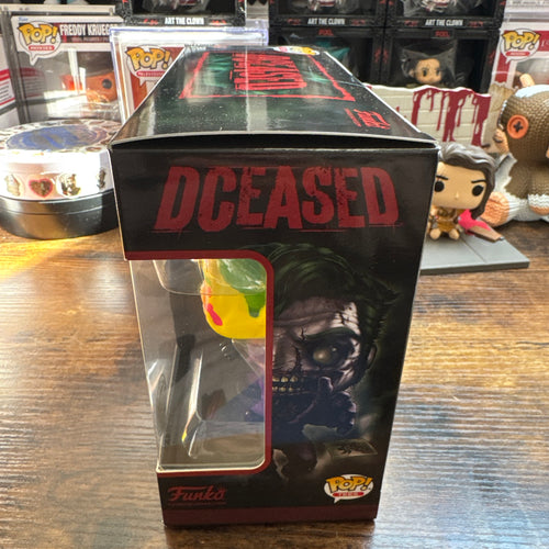 Dceased Joker Pop & Tee Blacklight Size Small