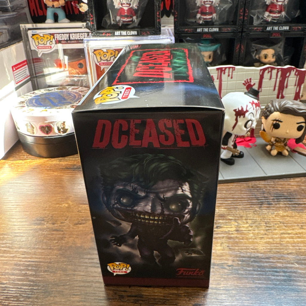 Dceased Joker Pop & Tee Blacklight Size Medium