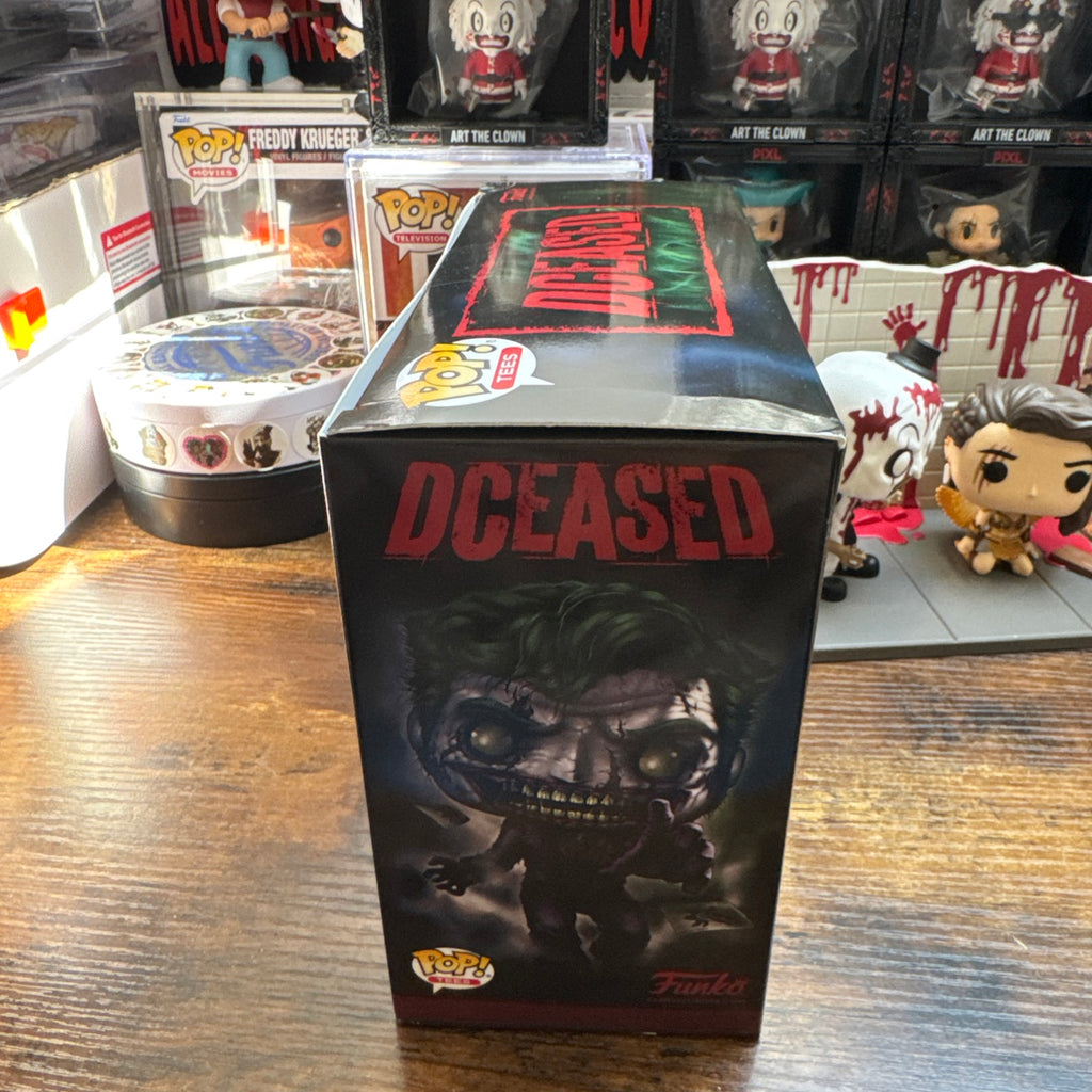 Dceased Joker Pop & Tee Blacklight Size XL