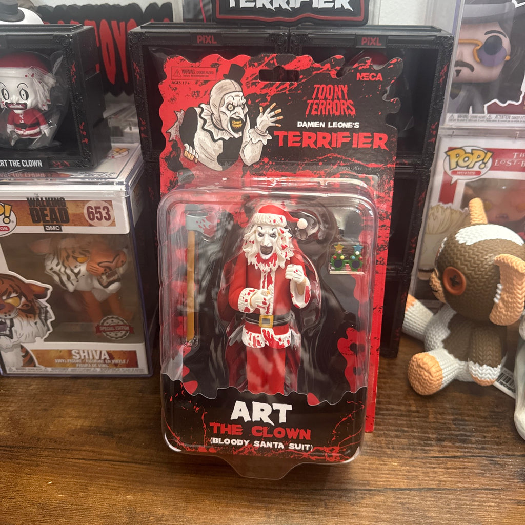 Toony Terrors Art The Clown Bloody Santa Suit Damien Leone’s Terrifier 6” Figure