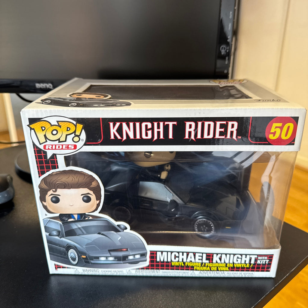 Vaulted Michael Knight With Kitt #50 Knight Rider Pop Rides