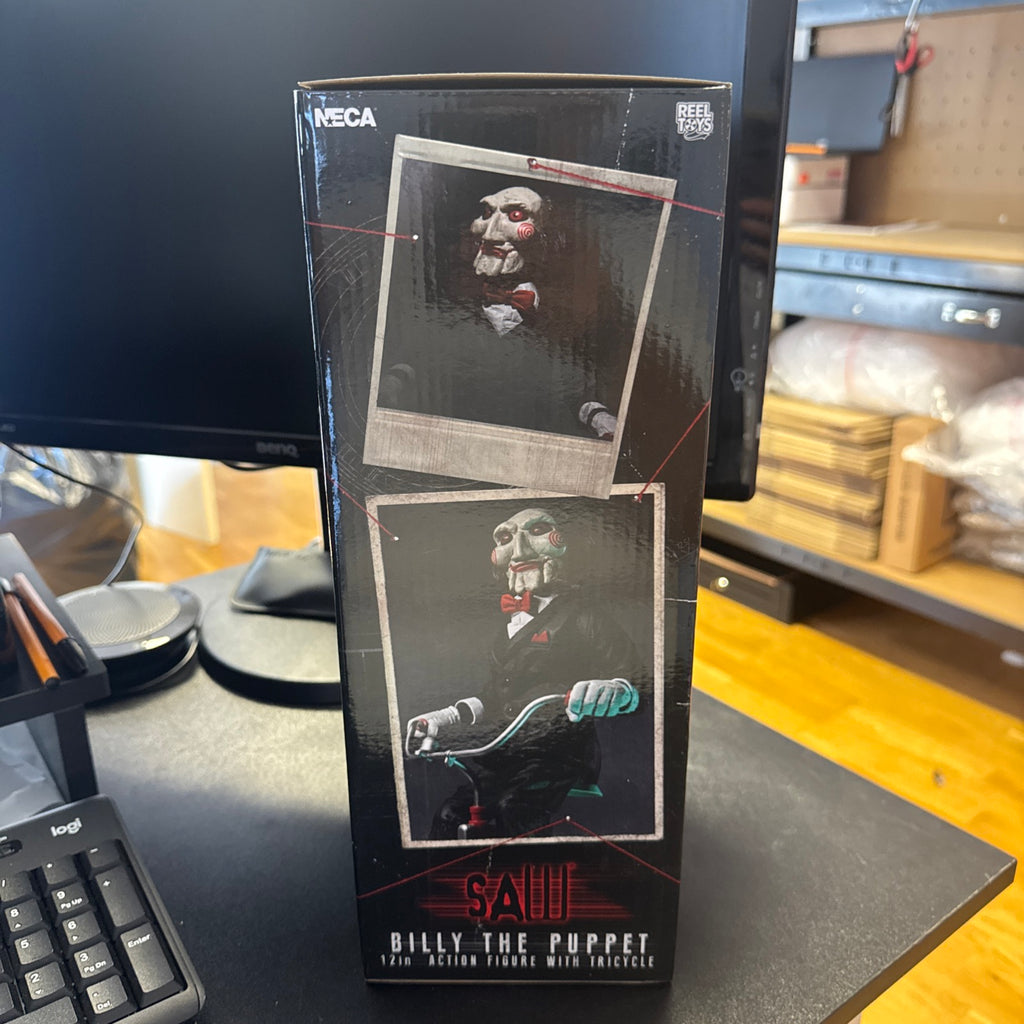 Billy The Puppet 12” Action Figure With Tricycle Push Button Sound