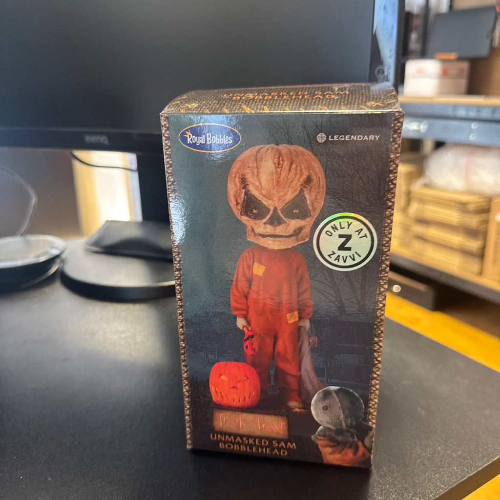 Unmasked Sam Bobblehead Royal Bobbles