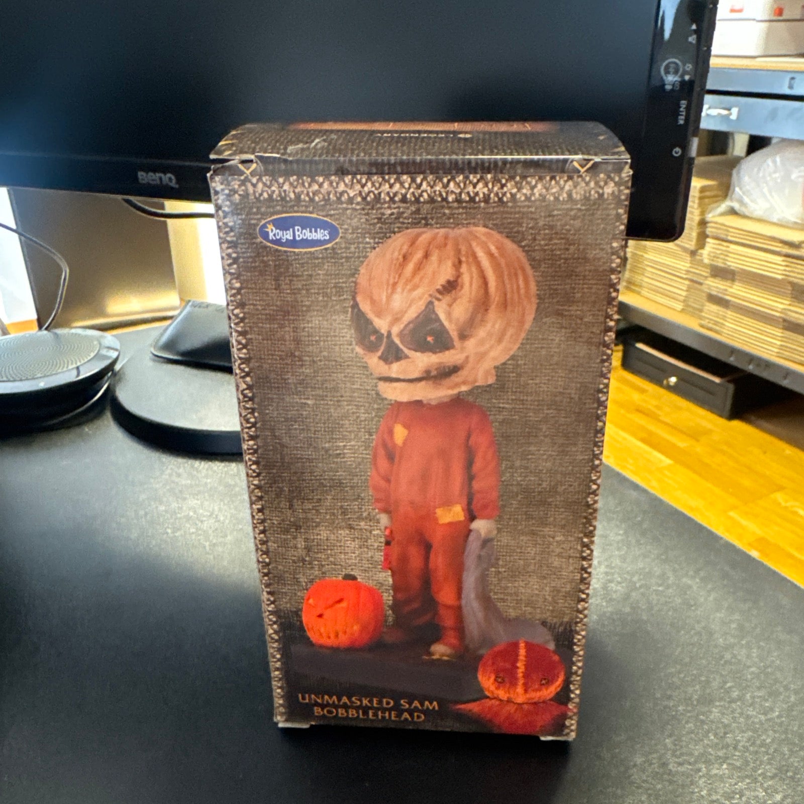 Unmasked Sam Bobblehead Royal Bobbles