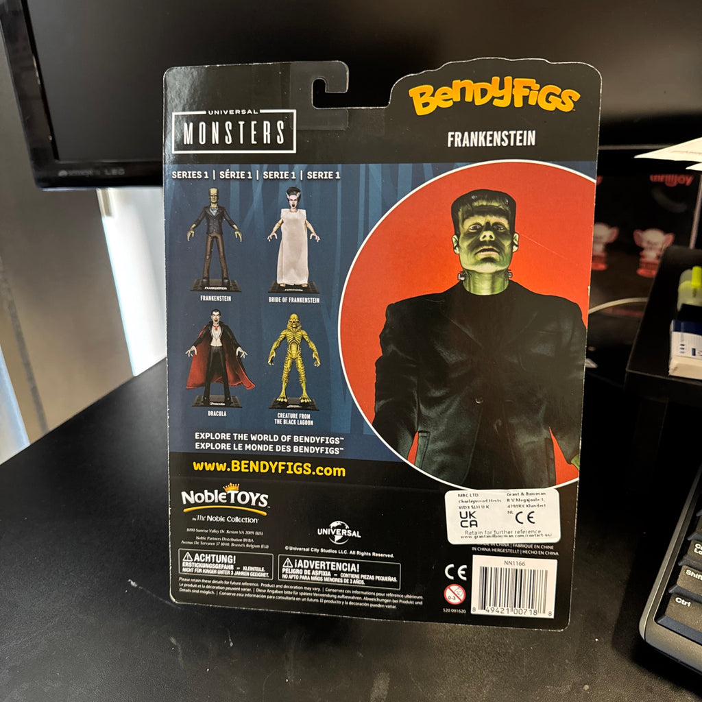 Noble Toys Frankenstein 7” BendyFigs Universal Monsters