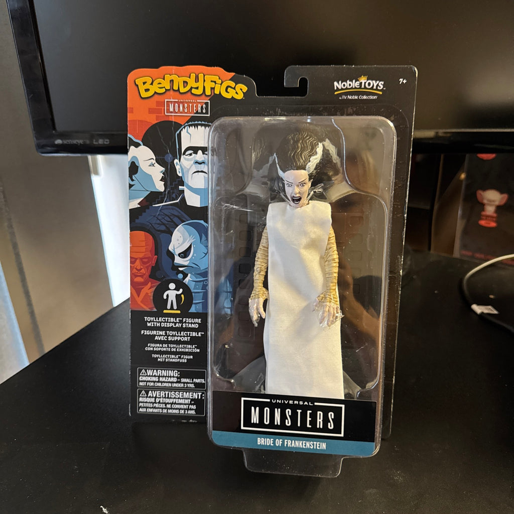 Noble Toys Bride Of Frankenstein 7” BendyFigs Universal Monsters