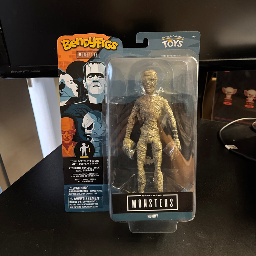 Noble Toys The Mummy 7” BendyFigs Universal Monsters
