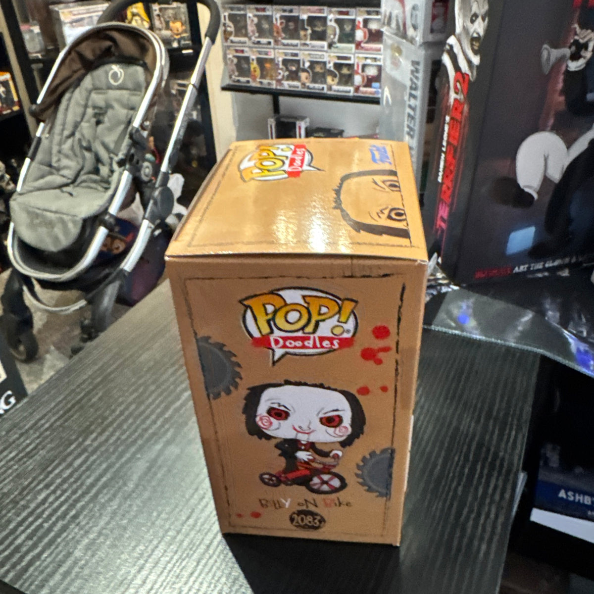 Billy The Puppet On Bike #2083 Doodles Saw