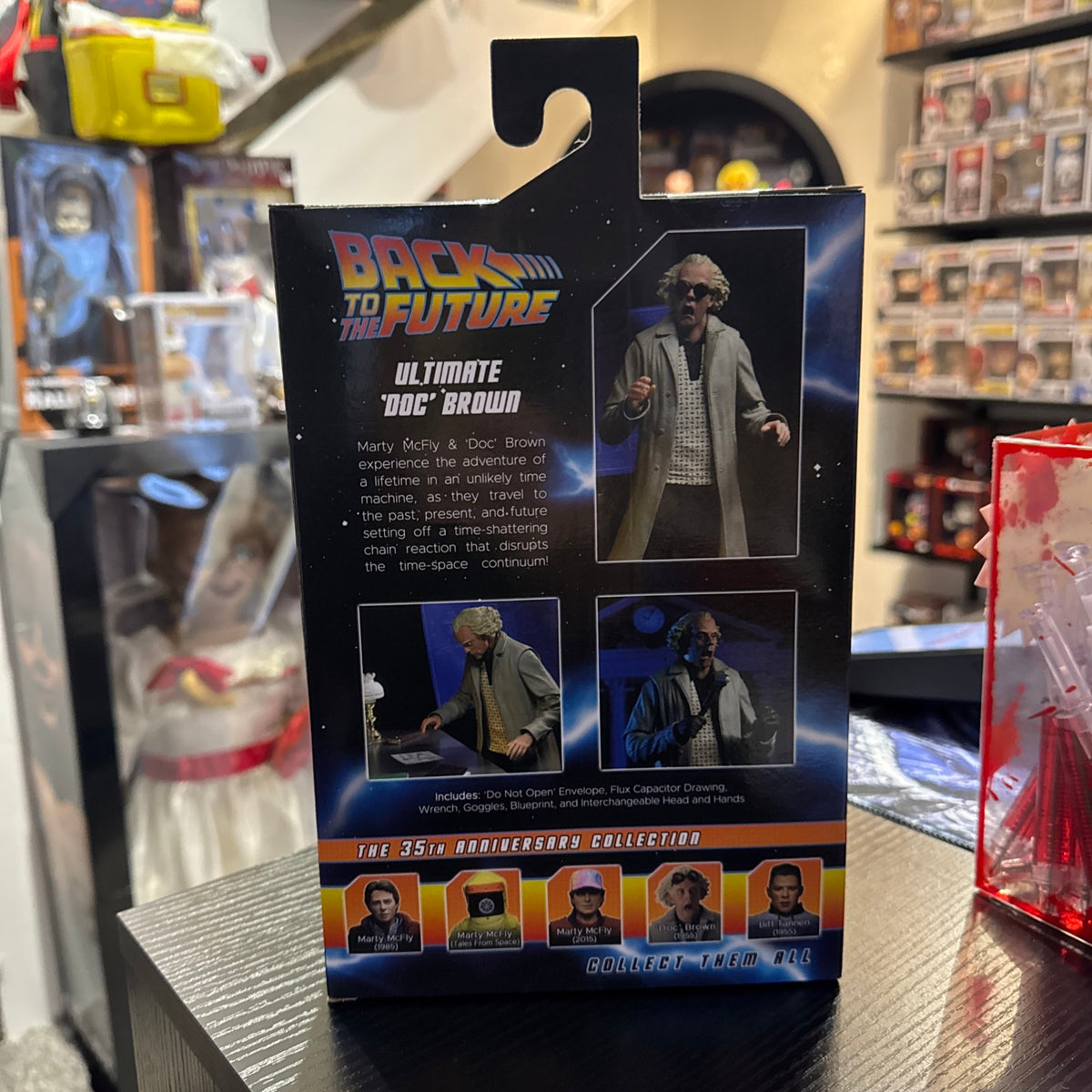 Neca Ultimate Doc Brown 7” Figure Back To The Future