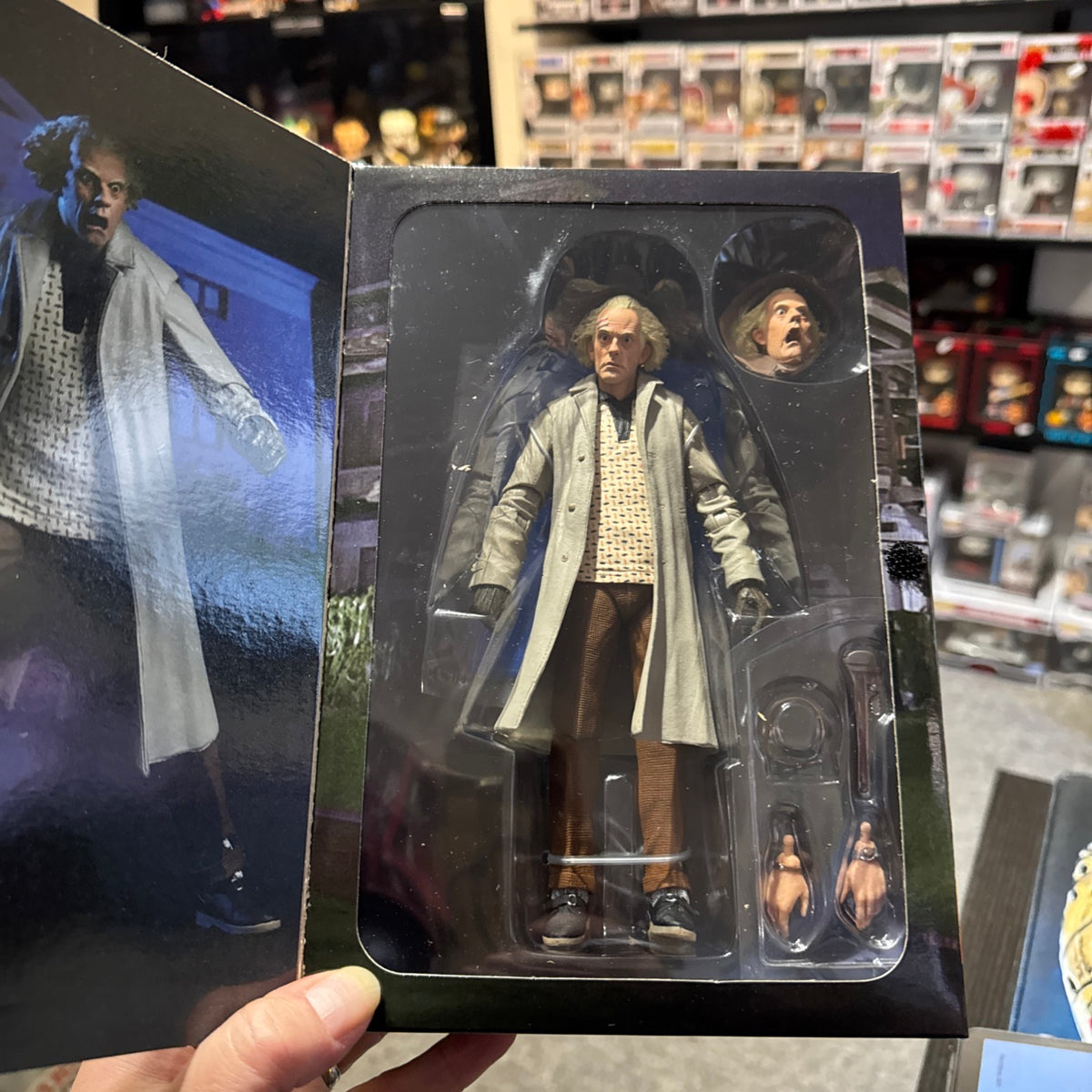Neca Ultimate Doc Brown 7” Figure Back To The Future