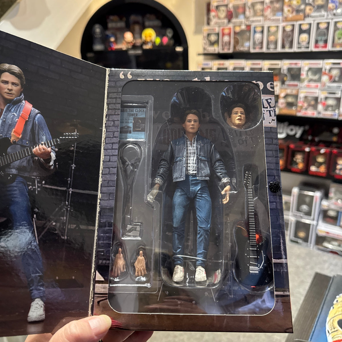 Neca Ultimate Marty McFly 7” Figure Audition Back To The Future