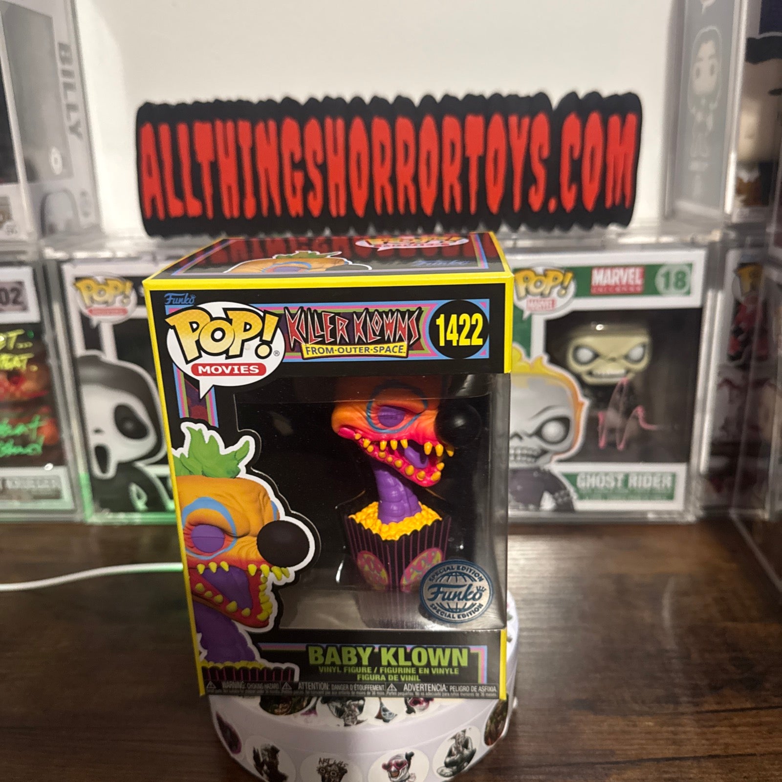 Baby Klown #1422 Blacklight Killer Klowns From Outer Space