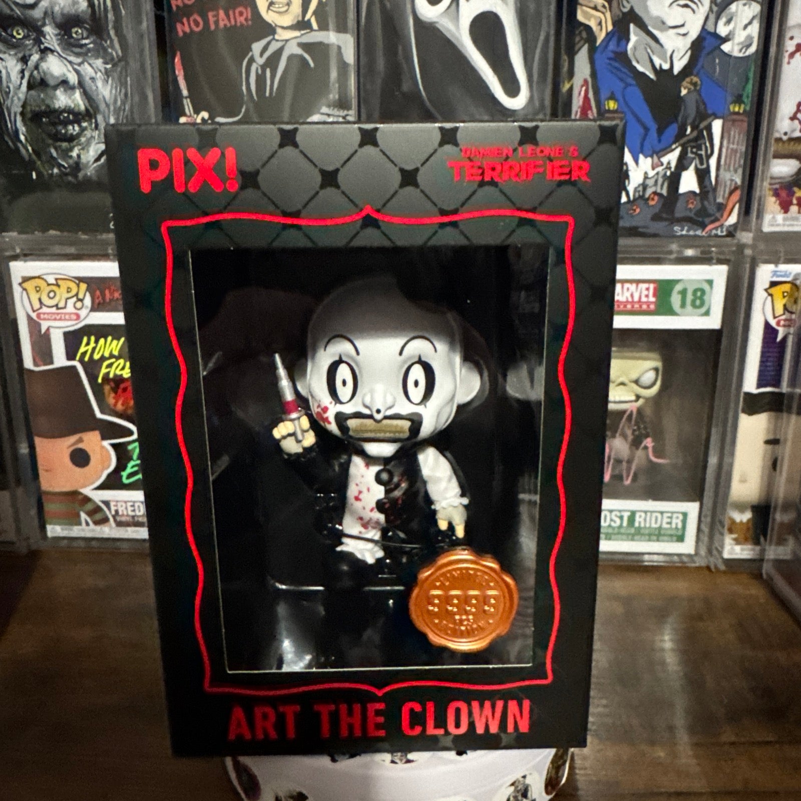 Thrilljoy Pix! Art The Clown Hero 9999pcs Limited Edition Syringe