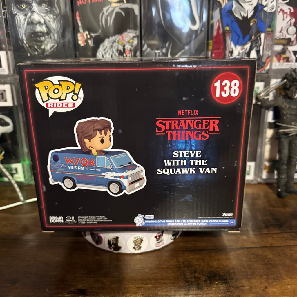 Steve With Squawk Van #138 Pop Rides Stranger Things
