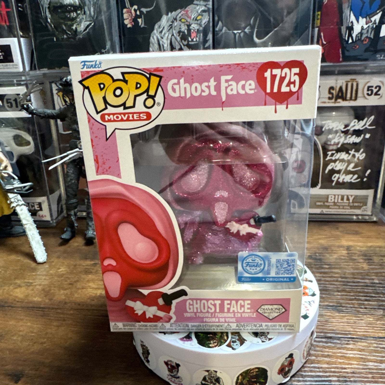 Ghost Face #1725 Valentine Glitter Diamond Scream